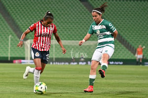 Miriam Castillo 15, Daniela Delgado 15 | Santos vs Chivas J12 C2019 Liga MX Femenil