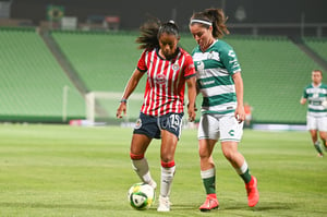 Daniela Delgado 15, Miriam Castillo 15 | Santos vs Chivas J12 C2019 Liga MX Femenil