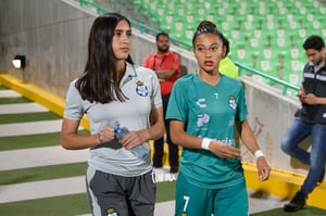 Karla Martínez, Brenda Guevara | Santos vs Cruz Azul jornada 10 apertura 2019 Liga MX femenil