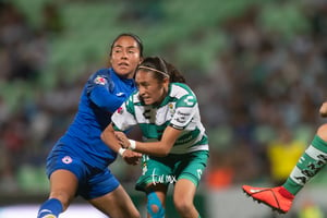 Nancy Quiñones | Santos vs Cruz Azul jornada 10 apertura 2019 Liga MX femenil