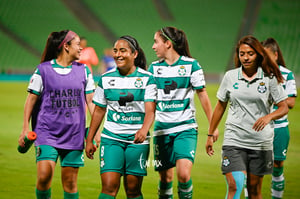 Daniela Delgado, Aidé Pérez, Yahaira Flores | Santos vs Cruz Azul jornada 10 apertura 2019 Liga MX femenil