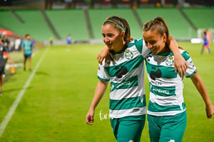 Daniela Delgado, Linda Valdéz | Santos vs Cruz Azul jornada 10 apertura 2019 Liga MX femenil