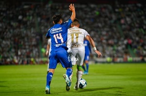 Josué Domínguez, Fernando Gorriarán | Santos vs Cruz Azul jornada 18 apertura 2019 Liga MX