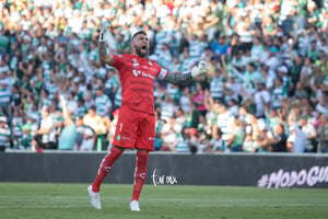festejo gol, Jonathan Orozco | Santos vs FC Juárez jornada 3 apertura 2019 Liga MX