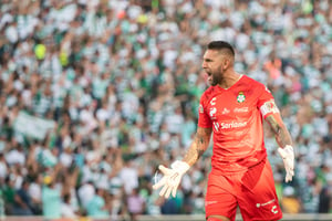festejo de gol, Jonathan Orozco | Santos vs FC Juárez jornada 3 apertura 2019 Liga MX