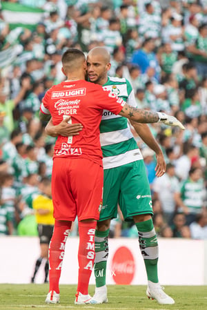 Matheus Doria, Jonathan Orozco | Santos vs FC Juárez jornada 3 apertura 2019 Liga MX