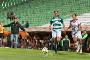 Karla Martínez 2, Perla Navarrete | Santos vs León J6 C2019 Liga MX Femenil