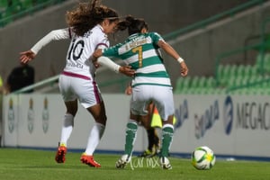 Diana García, Brenda Guevara | Santos vs León J6 C2019 Liga MX Femenil