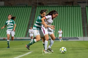 Katia Estrada, Dariana Rubio | Santos vs León J6 C2019 Liga MX Femenil