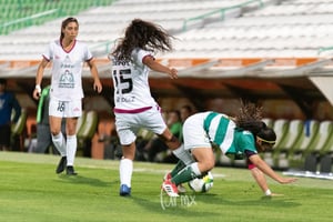 Montserrat Peña, Brenda Díaz, Cinthya Peraza | Santos vs León J6 C2019 Liga MX Femenil