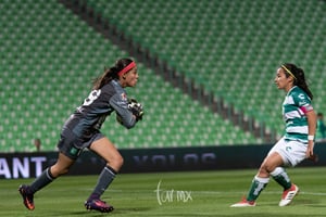 Sandra Lozano, Cinthya Peraza | Santos vs León J6 C2019 Liga MX Femenil