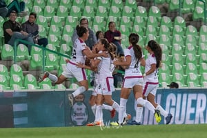 Festejo de gol de León | Santos vs León J6 C2019 Liga MX Femenil