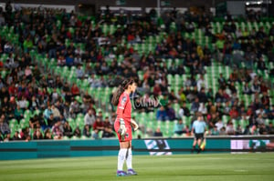 portera Monterrey, asistencia TSM fútbol femenil | Santos vs Monterrey J9 C2019 Liga MX Femenil