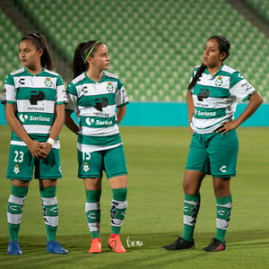 Daniela Delgado, Alexxandra Ramírez, Arlett Tovar | Santos vs Monterrey jornada 6 apertura 2019 Liga MX femenil