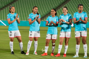 Dinora Garza, Annia Mejía, Alicia Cervantes,  Laura  Chávez, | Santos vs Monterrey jornada 6 apertura 2019 Liga MX femenil