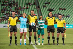 Capitanas., Rebeca Bernal, Cinthya Peraza | Santos vs Monterrey jornada 6 apertura 2019 Liga MX femenil