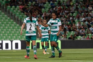 Karla Martínez, Arlett Tovar | Santos vs Monterrey jornada 6 apertura 2019 Liga MX femenil