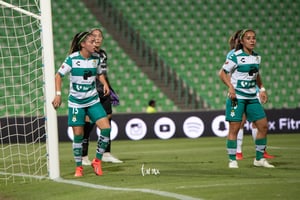 Cinthya Peraza, Daniela Delgado | Santos vs Monterrey jornada 6 apertura 2019 Liga MX femenil