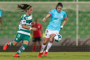 Daniela Delgado | Santos vs Monterrey jornada 6 apertura 2019 Liga MX femenil