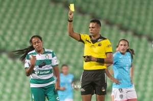 amarilla, Arlett Tovar | Santos vs Monterrey jornada 6 apertura 2019 Liga MX femenil