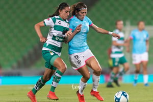 Alicia Cervantes, Karla Martínez | Santos vs Monterrey jornada 6 apertura 2019 Liga MX femenil