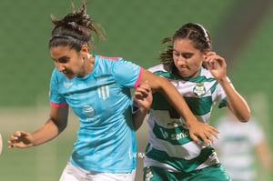 Mariana Cadena, Karla Martínez | Santos vs Monterrey jornada 6 apertura 2019 Liga MX femenil