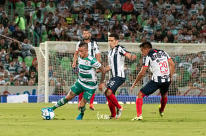 Celso Ortíz, Brian Lozano | Santos vs Monterrey jornada 6 apertura 2019 Liga MX