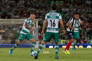 Brian Lozano, Ulíses Rivas | Santos vs Monterrey jornada 6 apertura 2019 Liga MX