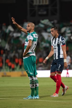 Rogelio Funes Mori, Matheus Doria | Santos vs Monterrey jornada 6 apertura 2019 Liga MX
