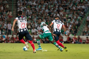 Jesús Gallardo, Eryc Castillo, Johan Vásquez | Santos vs Monterrey jornada 6 apertura 2019 Liga MX