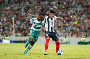 Jesús Gallardo, Eryc Castillo | Santos vs Monterrey jornada 6 apertura 2019 Liga MX
