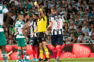 Amarilla para Brian Lozano | Santos vs Monterrey jornada 6 apertura 2019 Liga MX