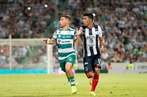 Jesús Gallardo, Fernando Gorriarán | Santos vs Monterrey jornada 6 apertura 2019 Liga MX