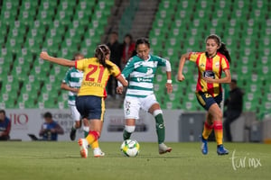 Maria Sandoval, Olga Trasviña, Dalia Molina | Santos vs Morelia J2 C2019 Liga MX Femenil