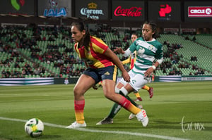 Michell Guerrero, Olga Trasviña | Santos vs Morelia J2 C2019 Liga MX Femenil