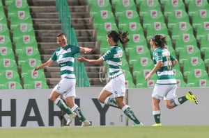 festejo de gol, Isela Ojeda | Santos vs Necaxa J10 C2019 Liga MX Femenil