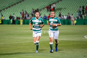 Joseline Hernández, Cinthya Peraza | Santos vs Necaxa J10 C2019 Liga MX Femenil