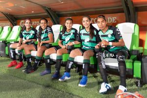 Marianne Martínez, Leticia Vázquez, Ashly Martínez, Arlett T | Santos vs Pachuca jornada 1 apertura 2019 Liga MX femenil