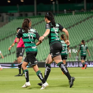 Nancy Quiñones, Ana Gutiérrez | Santos vs Pachuca jornada 1 apertura 2019 Liga MX femenil
