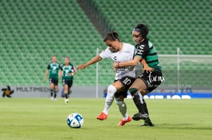 Ana Gutiérrez, Mónica Ocampo | Santos vs Pachuca jornada 1 apertura 2019 Liga MX femenil