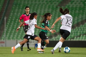 Karen Gómez, Ashly Martínez | Santos vs Pachuca jornada 1 apertura 2019 Liga MX femenil