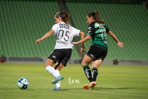 Diana Monroy, Michelle Vargas | Santos vs Pachuca jornada 1 apertura 2019 Liga MX femenil