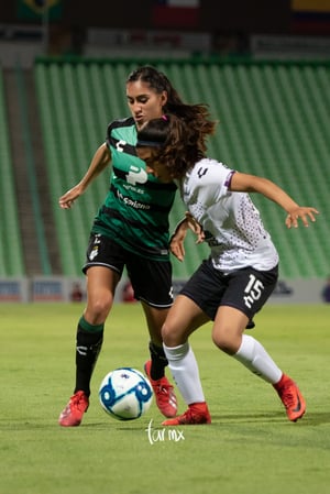 Karla Martínez, Julieta Peralta | Santos vs Pachuca jornada 1 apertura 2019 Liga MX femenil