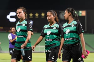 Brenda López, Olga Trasviña, Isela Ojeda | Santos vs Pachuca jornada 1 apertura 2019 Liga MX femenil