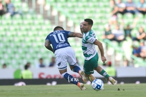 Christian Tabó, Fernando Gorriarán | Santos vs Puebla jornada 4 apertura 2019 Liga MX