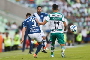 Gerardo Arteaga, Alejandro Chumacero | Santos vs Puebla jornada 4 apertura 2019 Liga MX
