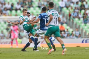 Julio Furch, Jesús Zavala | Santos vs Puebla jornada 4 apertura 2019 Liga MX