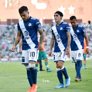 Omar Fernández, Christian Tabó, Rodolfo Salinas | Santos vs Puebla jornada 4 apertura 2019 Liga MX