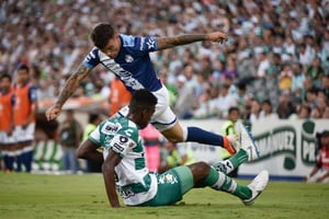 Félix Torres, Christian Tabó | Santos vs Puebla jornada 4 apertura 2019 Liga MX