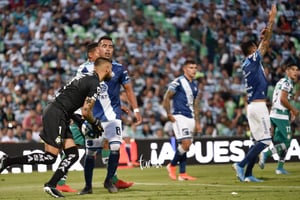 Jonathan Orozco, Rodolfo Salinas | Santos vs Puebla jornada 4 apertura 2019 Liga MX